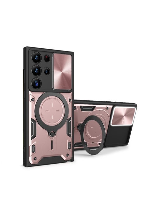 Case Cover ITEL S25 Ultra 4G, Magnetic Ring Holder Kickstand Protective Phone Case