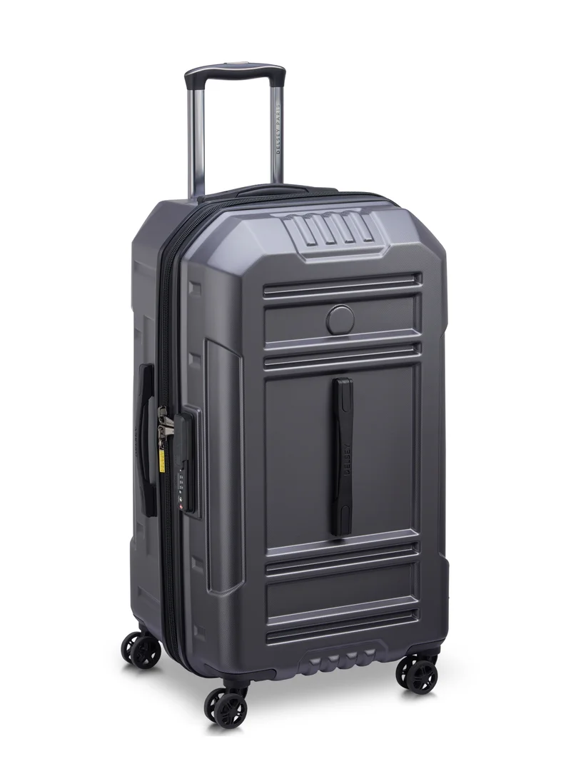 DELSEY Paris Rempart 73 cm Hardcase Expandable 4 Double Wheel Flex Check-In  Luggage Trolley Case Trunk - Anthracite Grained