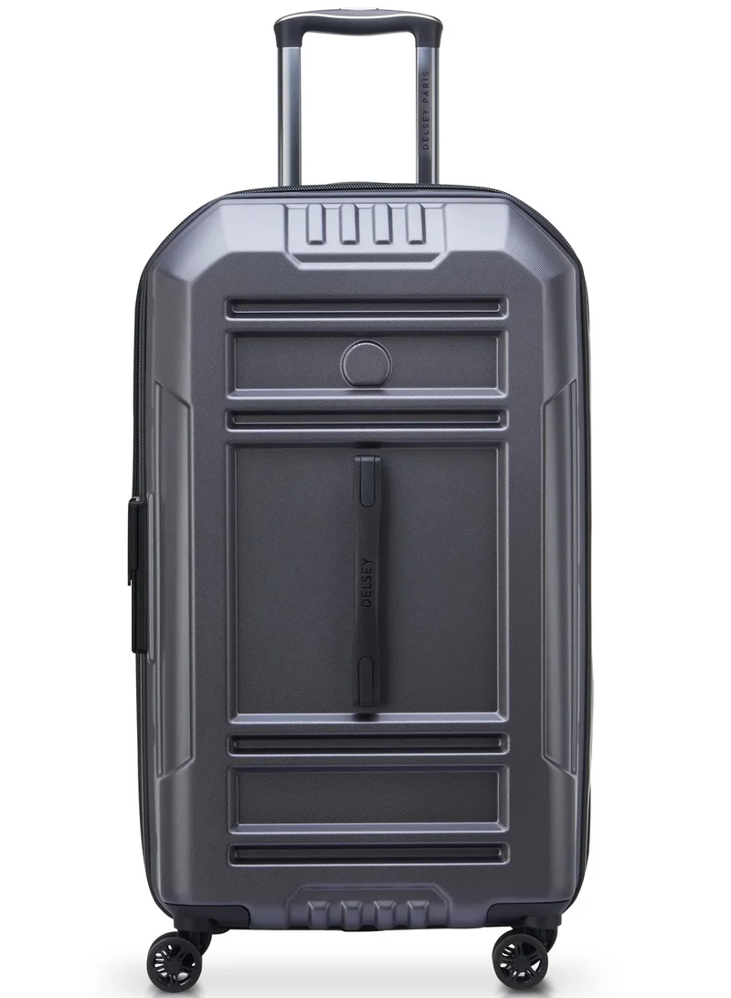 DELSEY Paris Rempart 73 cm Hardcase Expandable 4 Double Wheel Flex Check-In  Luggage Trolley Case Trunk - Anthracite Grained