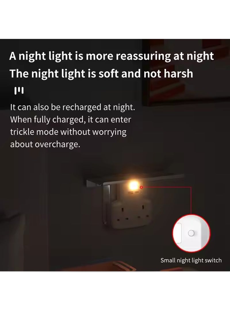 X-level 2 Way Universal Multi Plug Power Extension Socket Adapter - Image 4