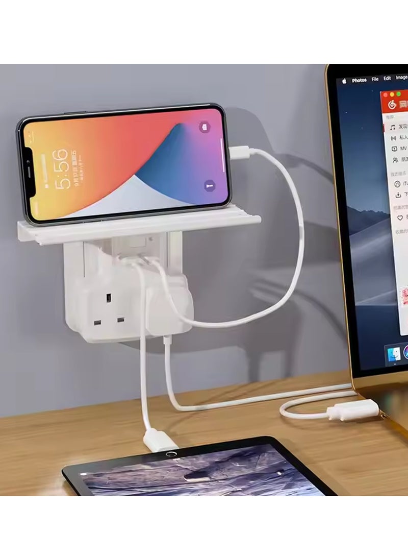 X-level 2 Way Universal Multi Plug Power Extension Socket Adapter - Image 2