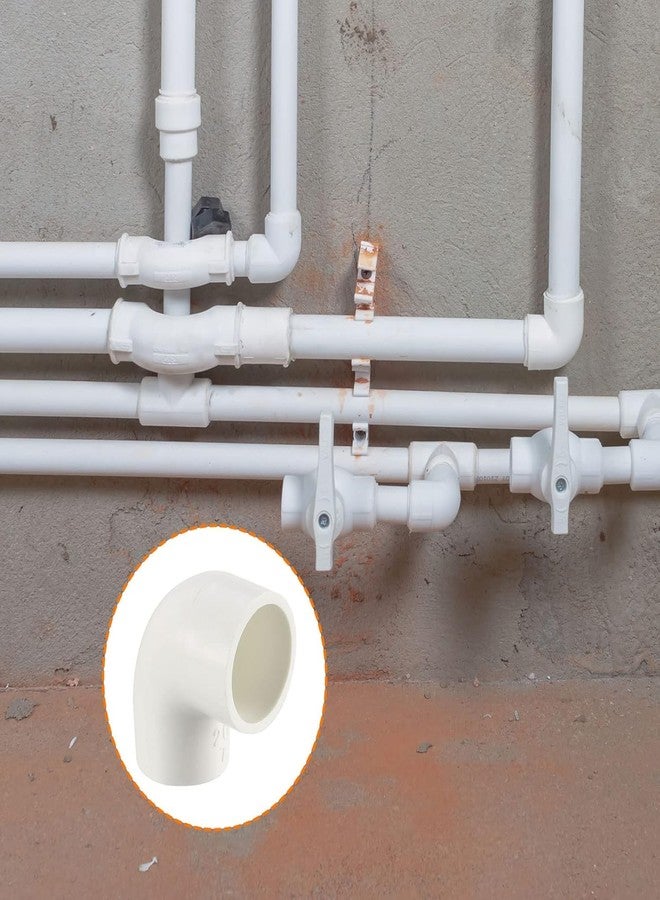 برنس كوع أنبوب UPVC من برينس 3/4 بوصة (عبوة من 14 قطعة، أبيض) - Image 3