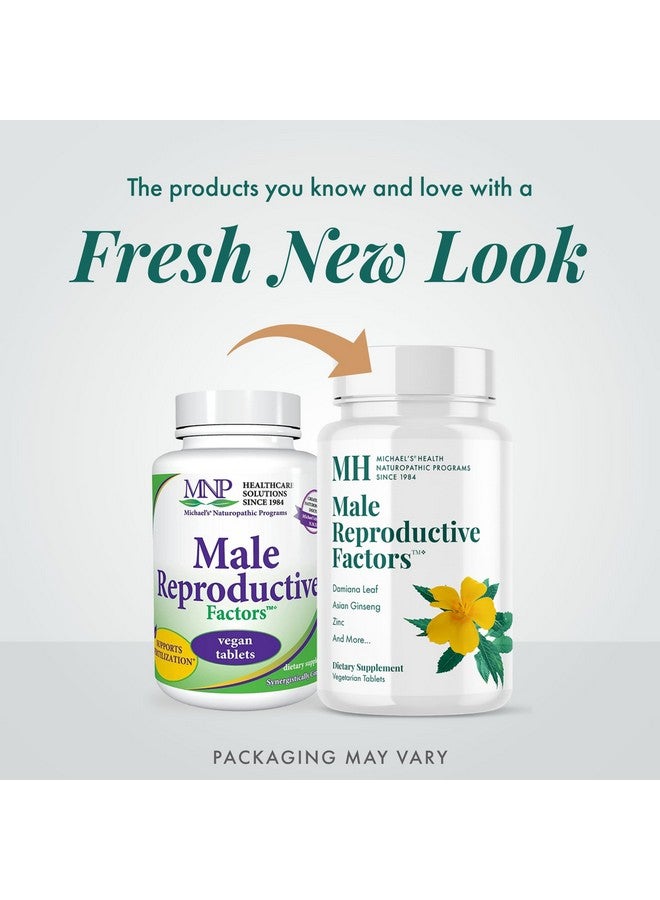MICHAEL'S Health Naturopathic Programs Male Reproductive Factors - 60 Vegetarian Tablets - Nutrients to Support Male Fertility - Kosher - 40 Servings - Image 3