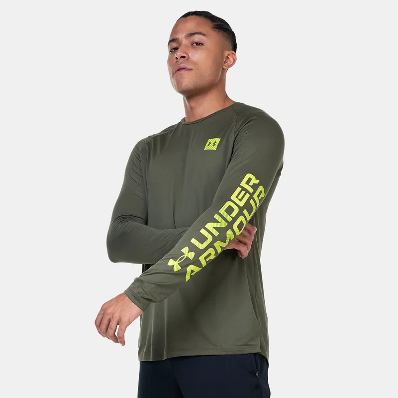 UNDER ARMOUR Men's UA Tech™ Print Fill Long Sleeve Training T-Shirt
