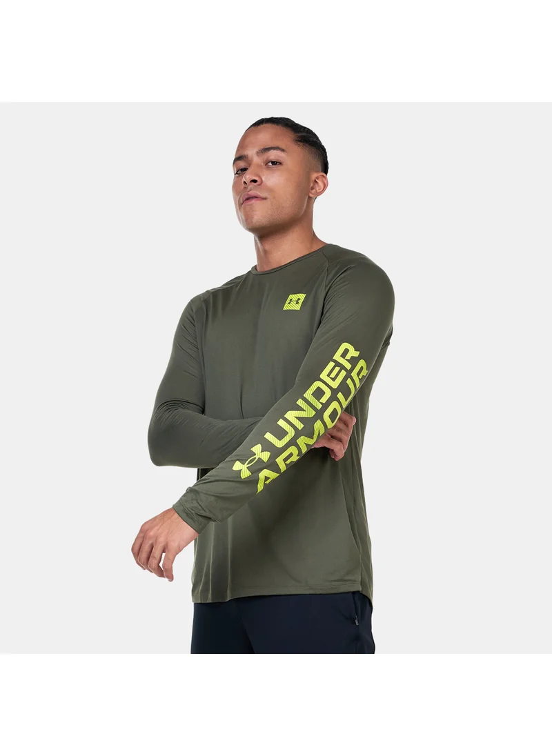 UNDER ARMOUR Men's UA Tech™ Print Fill Long Sleeve Training T-Shirt