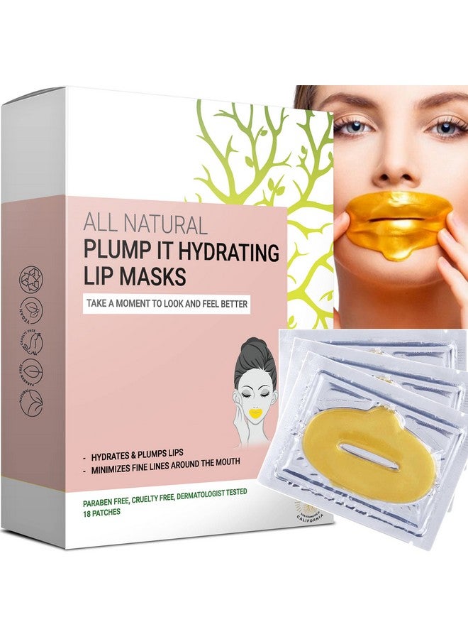 Doppeltree Plump It Moisturizing Lip Mask By Doppeltree (18 Patches) Lip Plumper Moisturizer For Dry Lips Chapped Lip Care And Repair Conditioning Lip Exfoliator Treatment Formulated In San Francisco - Image 1