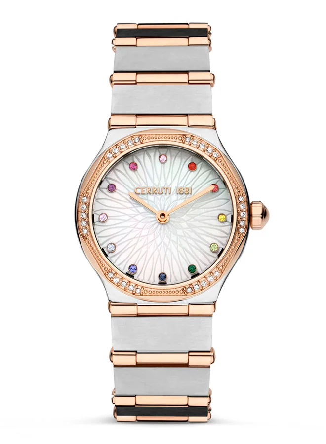 شيروتي 1881 Cerruti Watch for Women - White Dial - 30 MM