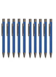 Uma Pack of 10 Retractable Ballpoint Pen Made in Germany Navy Blue  - Image 1
