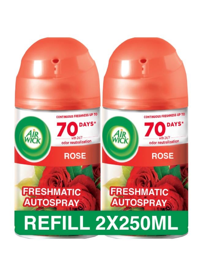 Air Wick Freshmatic Refill Rose Air Freshener Pack of 2  - Image 1