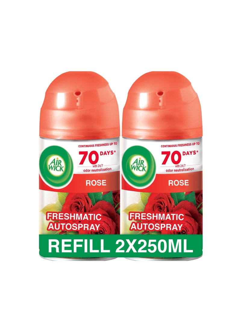 Air Wick Freshmatic Refill Rose Air Freshener Pack of 2 - Image 1