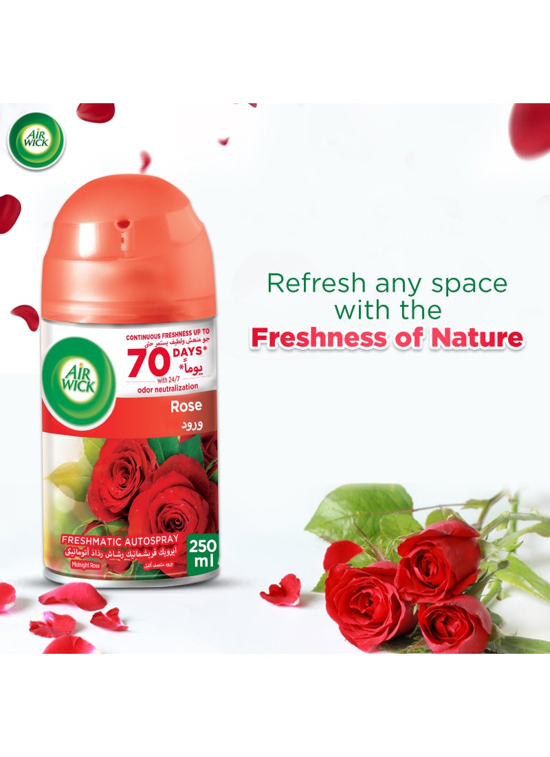 Air Wick Freshmatic Refill Rose Air Freshener Pack of 2 - Image 2