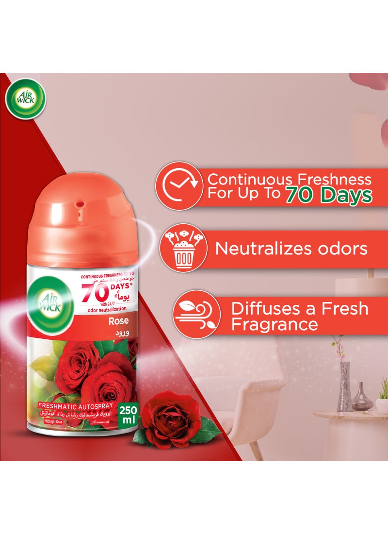 Air Wick Freshmatic Refill Rose Air Freshener Pack of 2 - Image 3