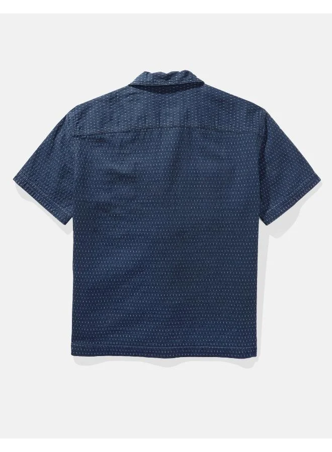 American Eagle Essential Button-Up Poolside Shirt