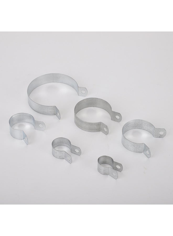 Direct Common Grounding Card Jumper Pipe Clamp Holding Hoop Metal Wiring Pipe Clamp Galvanized Iron Grounding Card-Specifications And Models:Type 16 Grounding Card (with Screw And Nut)  - Image 5