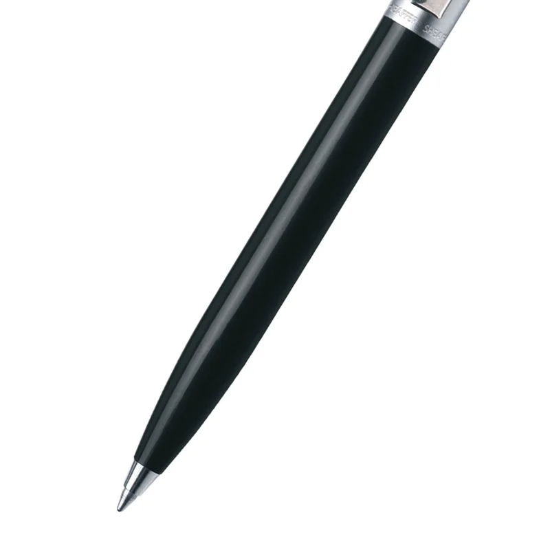 SHEAFFER Sheaffer® Sentinel Black and Chrome Ballpoint Pen With Chrome Trims