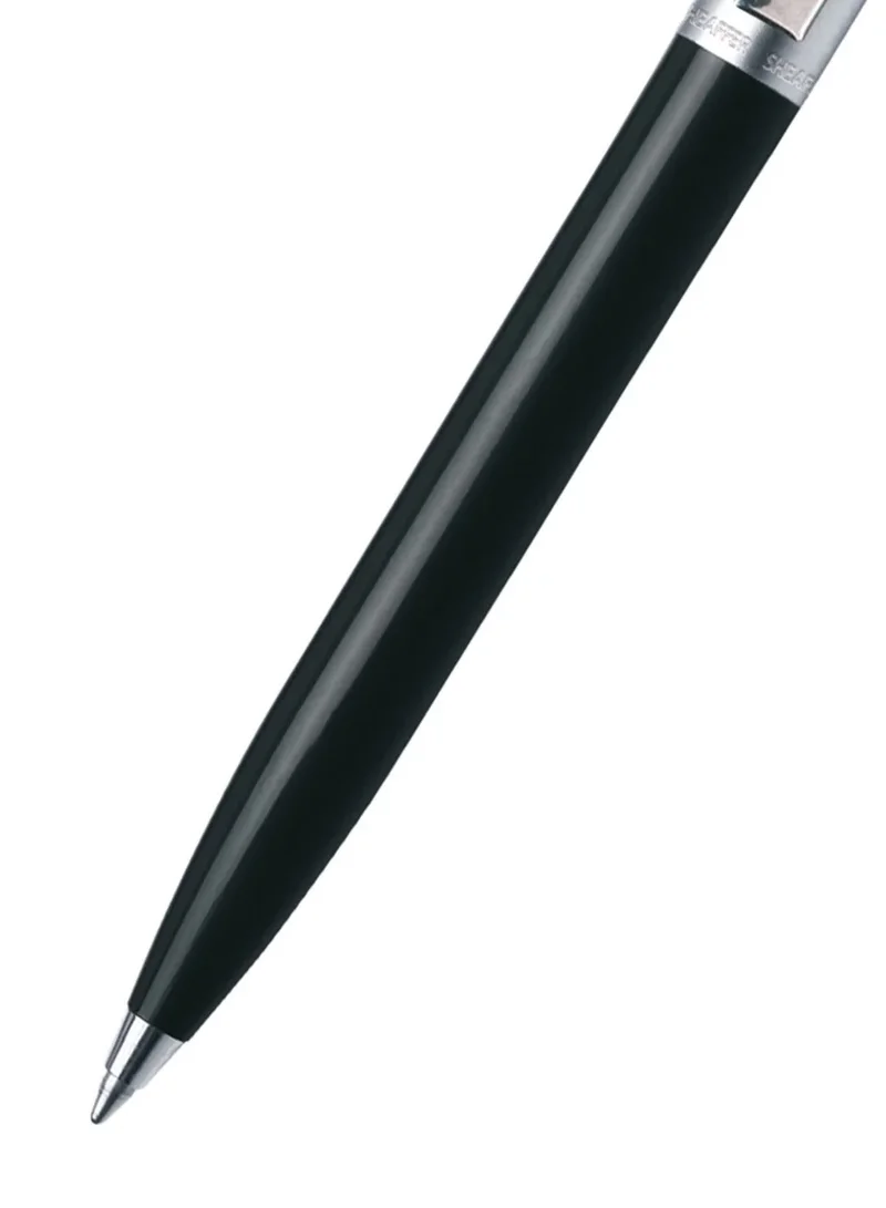 SHEAFFER Sheaffer® Sentinel Black and Chrome Ballpoint Pen With Chrome Trims
