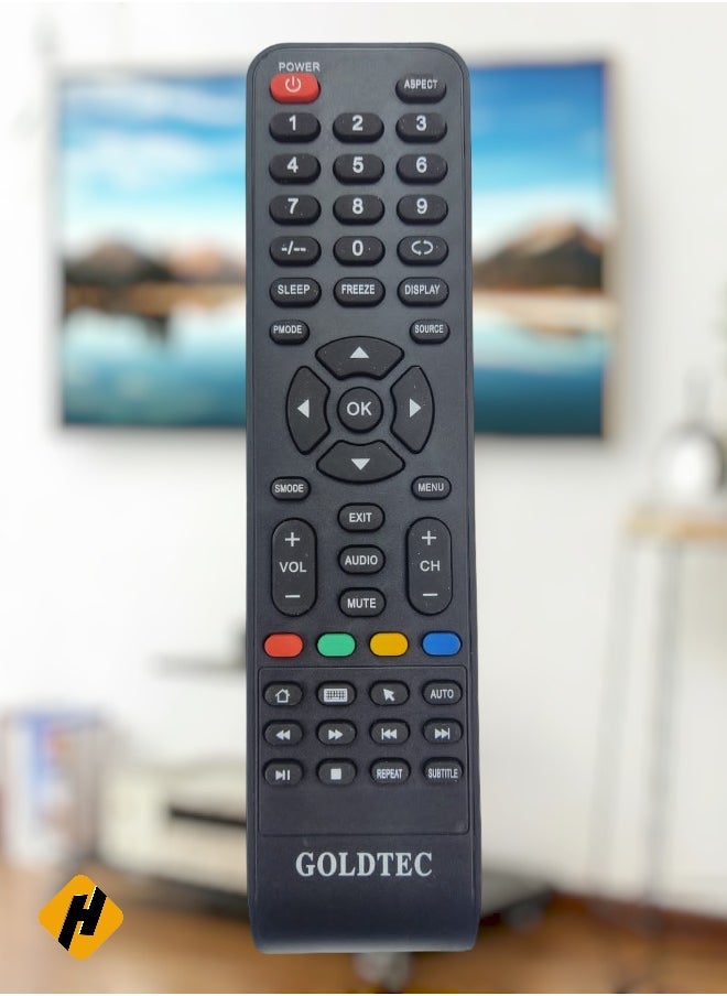ماركة غير محددة - استبدال التحكم عن بعد Goldtec لـ Goldtec TV LCD LED - Image 1