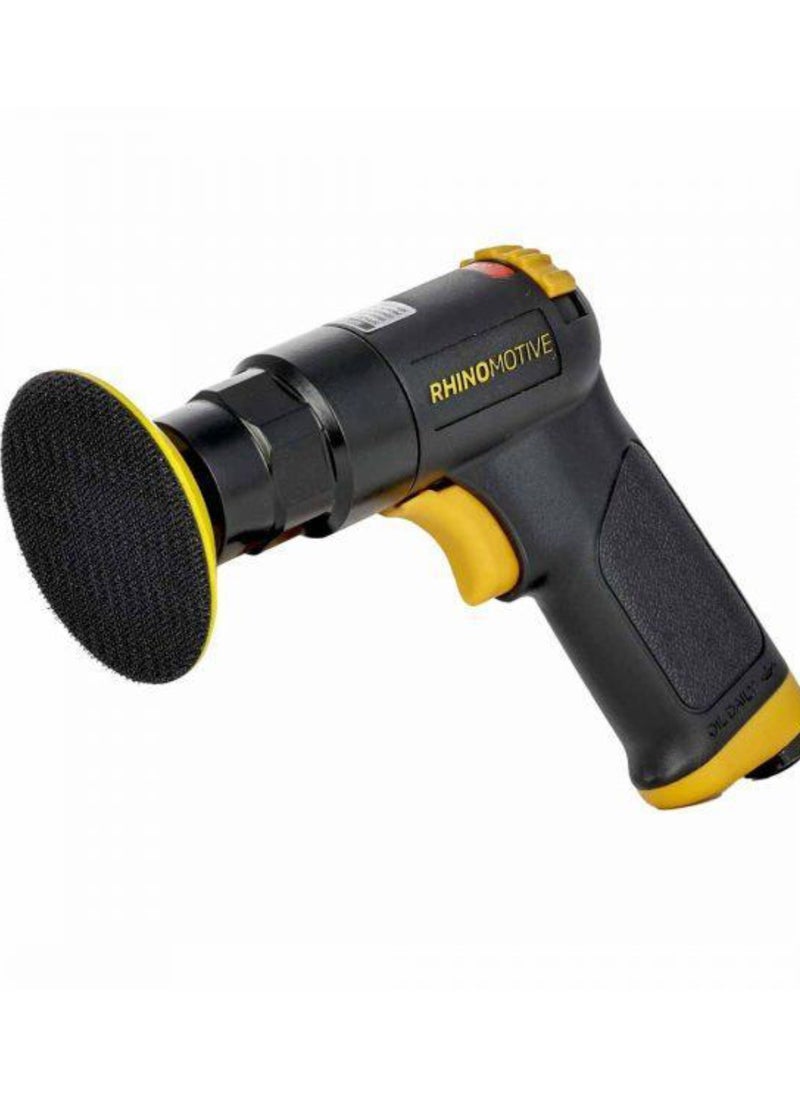 RHINOMOTIVE RHINOMOTIVE MINI AIR Powered POLISHER Pneumatic 5.3 inches 3 inches Sanding Pad  - Image 2