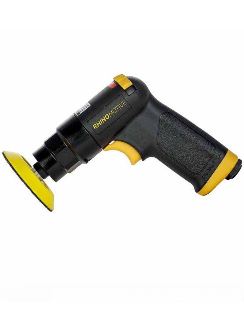 RHINOMOTIVE RHINOMOTIVE MINI AIR Powered POLISHER Pneumatic 5.3 inches 3 inches Sanding Pad  - Image 3