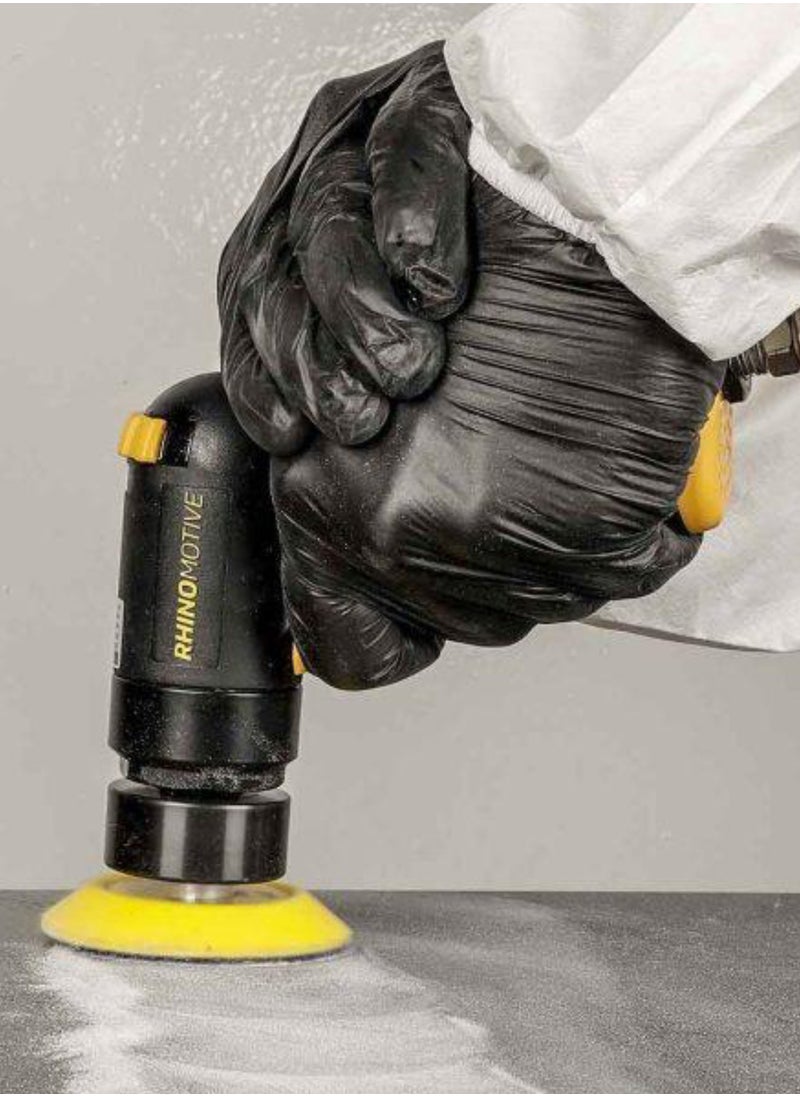 RHINOMOTIVE RHINOMOTIVE MINI AIR Powered POLISHER Pneumatic 5.3 inches 3 inches Sanding Pad  - Image 5