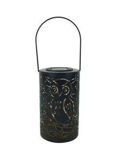 Owl Patterned Solar Powered Table Lamp Light Warm White 120x200mm