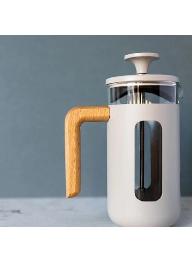 لا كافيتير آلة تحضير القهوة الفرنسية مقاومة للصدمات الحرارية والحرارة وآمنة للغسل في غسالة الصحون بسعة 3 أكواب ومتعددة الألوان، من ، طراز 16.5 × 7 × 11.3 سم LCPISA3CPLATW