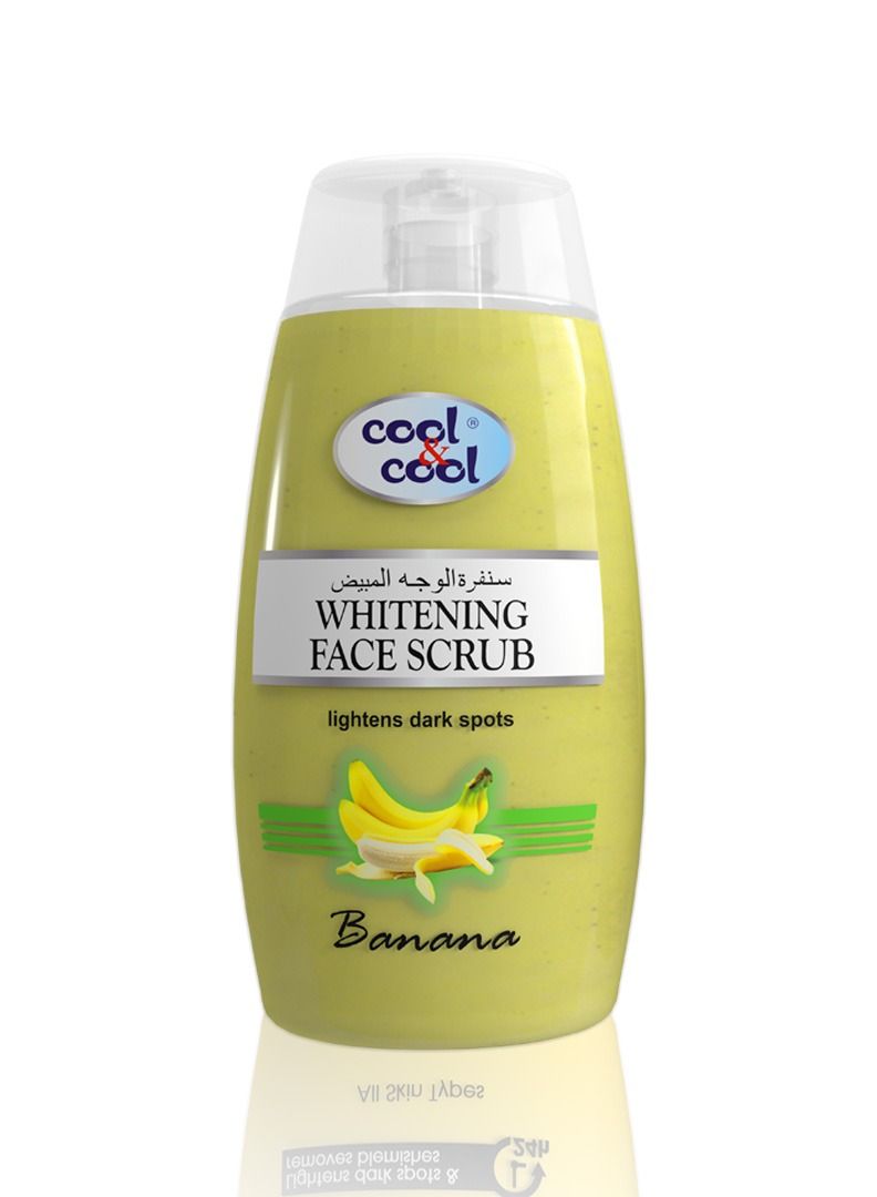 Cool & Cool Whitening Face Scrub | Natural Banana Extracts, Deep Cleanses, Exfoliates & Brightens Skin, 100ml - Image 1