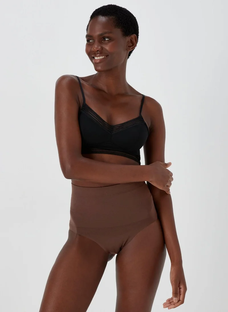 Matalan Brown Seamless Smoothing Knickers