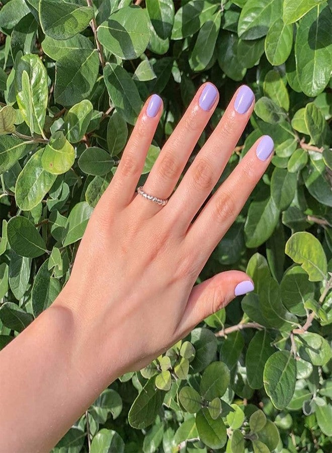 Dazzle Dry Mini Kit 4 Step System - Faith, a cool, pastel lavender with gray undertones. Full coverage cream. (5 Piece Kit / 5 Manicures) - Image 4