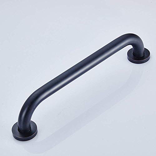 ELLO&ALLO Oil Rubbed Bronze Bathroom Shower Grab Bar, Home Care Bath Handrail (12 Inch) - Image 4