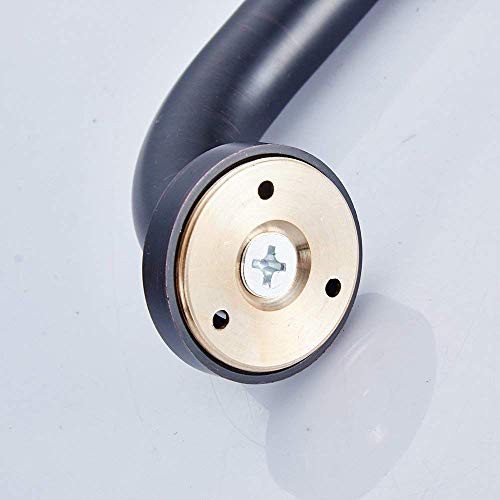 ELLO&ALLO Oil Rubbed Bronze Bathroom Shower Grab Bar, Home Care Bath Handrail (12 Inch) - Image 5