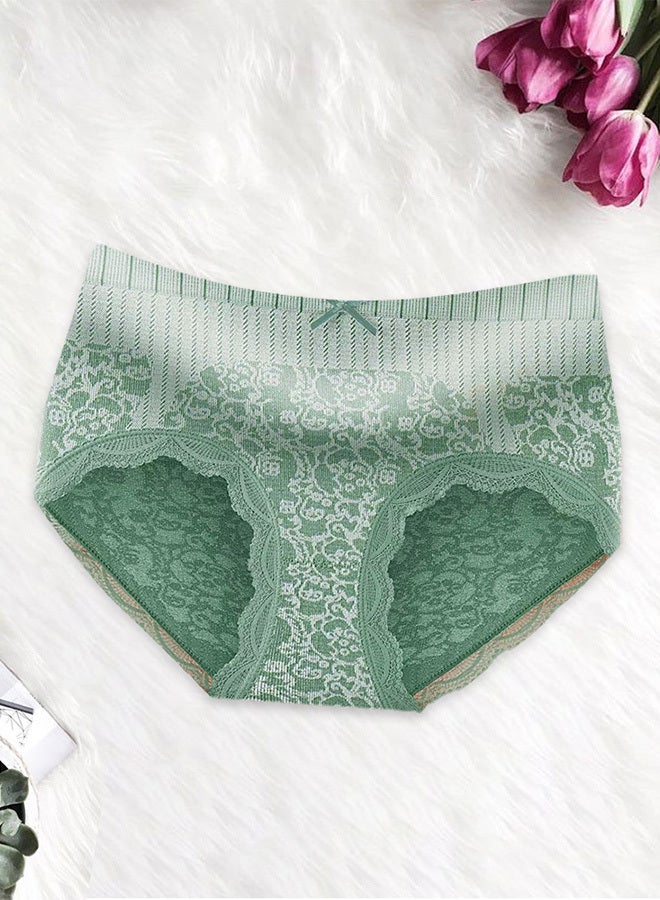 MARGOUN 5 Packs Women's Medium Size Lace Panties with High Waist Comfortable and Stylish Underwear for a Flattering Silhouette (Medium 160/85) - Image 3