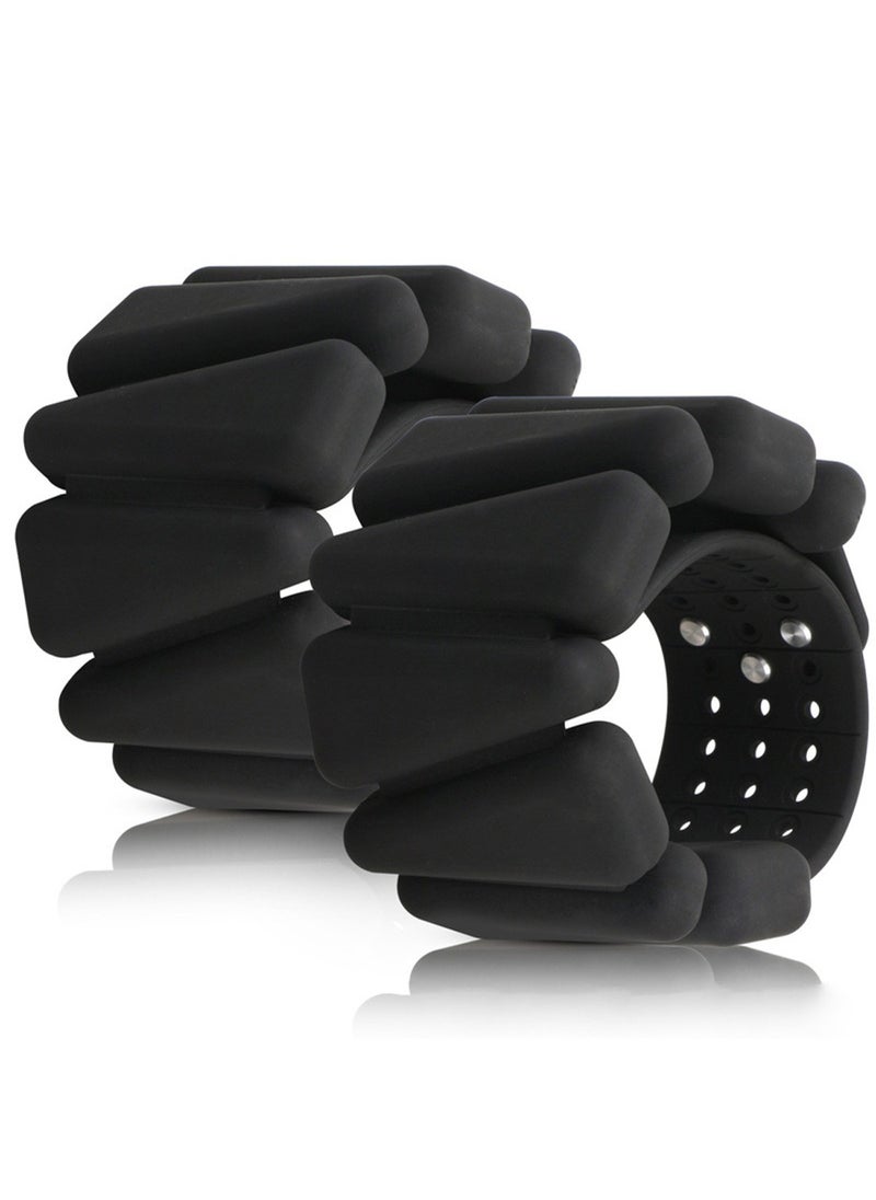 Viden Wrist Weights 2 Pack Wearable Wrist and Ankle Weights Sandbags Silicone Surface Waterproof and Sweatproof Suitable for Women Men Yoga Walking Jogging Dance Fitness 0.9KG  - Image 1