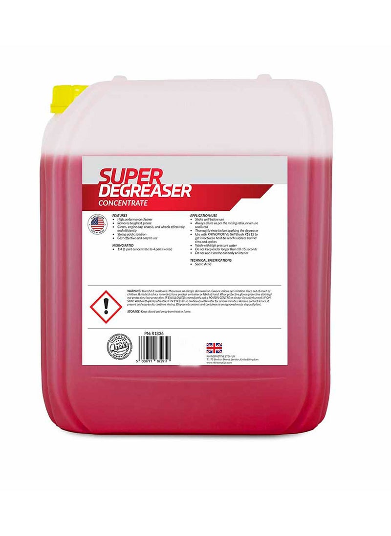 RHINOMOTIVE - Automotive Super Degreaser Concentrate 19L Mixing Ratio 1 to 4 - Image 1