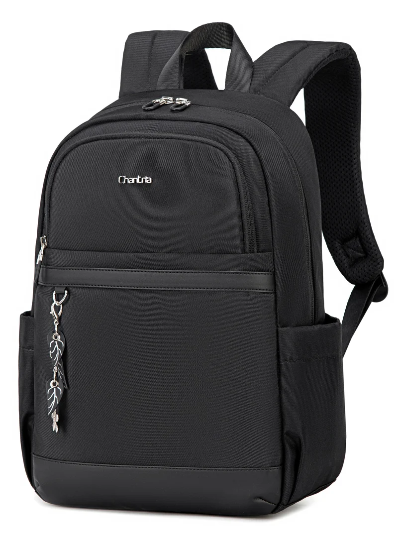 شانتريا حقيبة ظهر لاب توب فاخرة متينة مقاومة للماء متعددة الوظائف مضادة للسرقة للاستخدام اليومي والسفر والدراسة والجامعة أسود