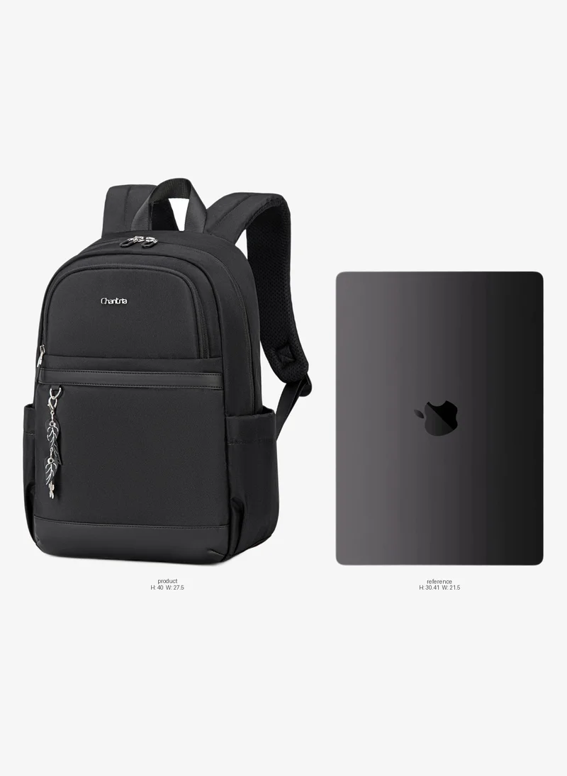 Chantria Durable Premium Laptop Backpack Water-Resistant Multifunctional Anti-Theft Daypack for Casual/Travel/School/College, CB00648-Black