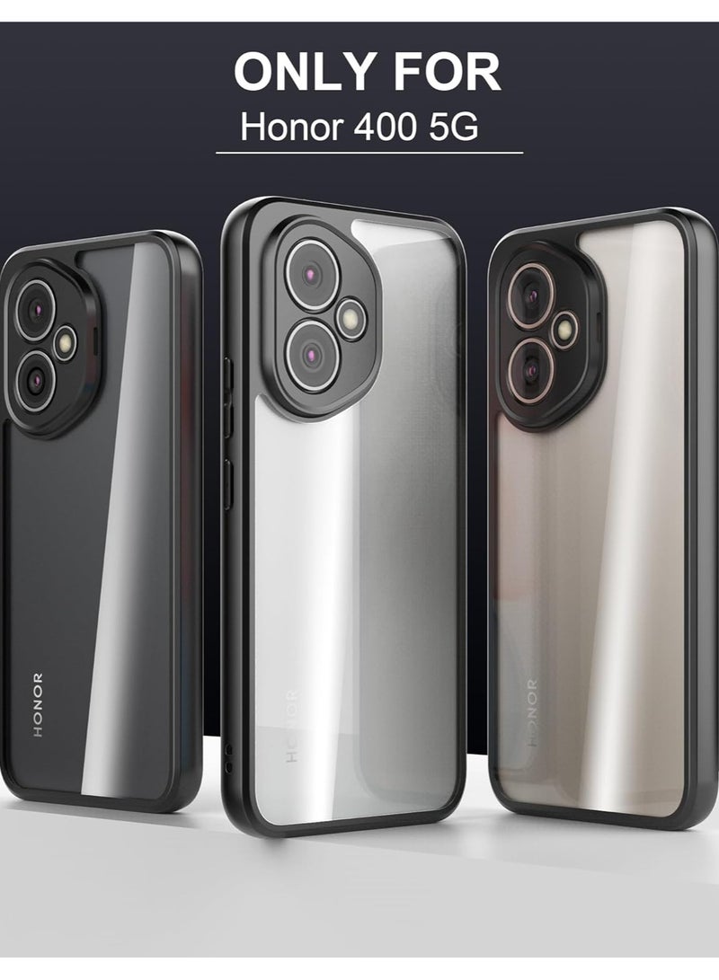 جراب حمايه شفاف مضاد للاصفرار ومقاوم للصدمات متوافق مع Honor 400  (شفاف) - Image 3