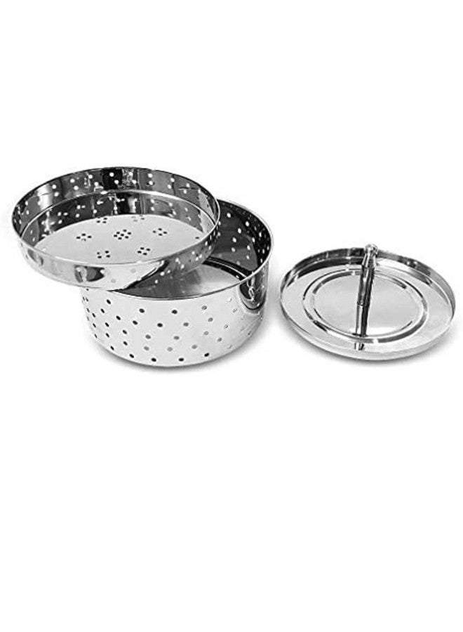 NETIZEN Stainless Steel Round Paneer Maker/Paneer Mould for Home Use, paneer making box, Round Paneer mould, paneer maker mould, Paneer Maker (Pack of 1) (500 ml (Medium)), Silver - Image 5