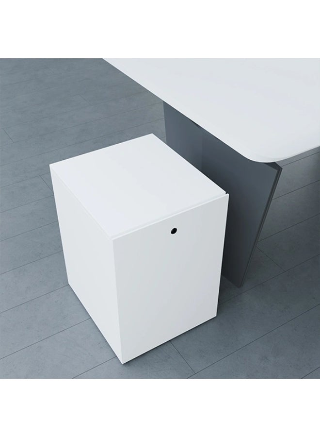 NEO FRONT FURNITURE Workstation Drawer – Powder-Coated White HDF Office Drawer Unit for Single Desk & Workstation Table (400 x 570 x 450 mm) XPFA-LDG06  - Image 3