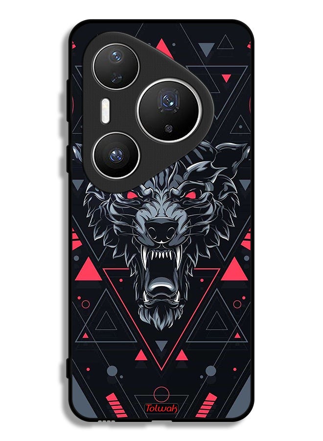 Tolwak Huawei Pura 80 Pro Protective Case Cover Scrolling Wolf - Image 1