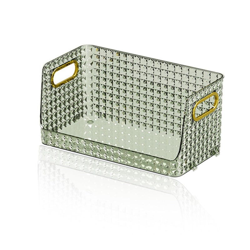 Kuber Industries Kuber Industries Multipurpose Jewellery and Cosmetic Storage Container| Makeup Perfume Organiser | Dressing Table organiser tray | Skincare Storage Box | YM.6585D | Dark Green  - Image 1