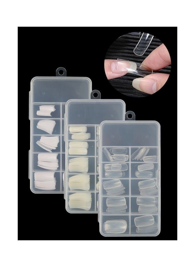 ORiTi 100-Piece Artificial Nail Tips Set - Image 2