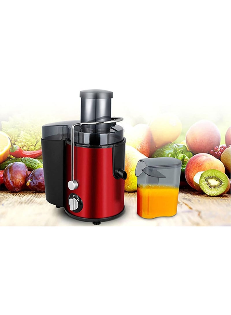 MUNTAQI عصارة مع فتحة واسعة 3 إنش - آلة عصير مدمجة للفواكه والخضروات، إنتاج عصير عالي، تصميم مضاد للتنقيط، سهل التنظيف، محرك قوي لعصارة الضغط البارد للمطبخ المنزلي - Image 1