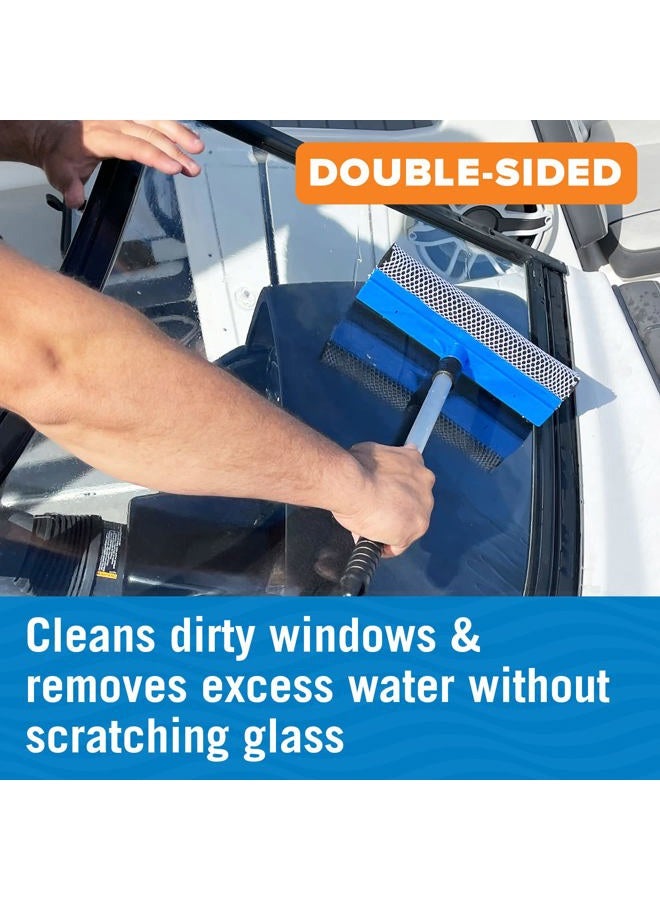 Better Boat Marine Squeegee Windshield Cleaning Tool Window Squeegee Window Cleaner and Washer with Sponge and Car - Image 3