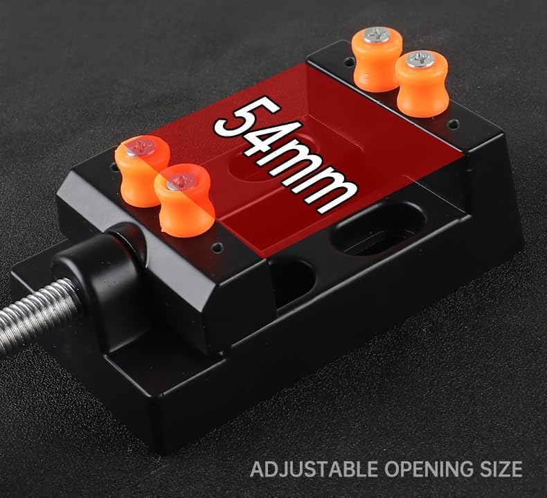 Aputue Mini Vise, Compact Tabletop Clamp for Drilling and Crafting, Adjustable Miniature Vise for Jewelry Making, Watch Repair, and DIY Woodworking Projects - Image 4