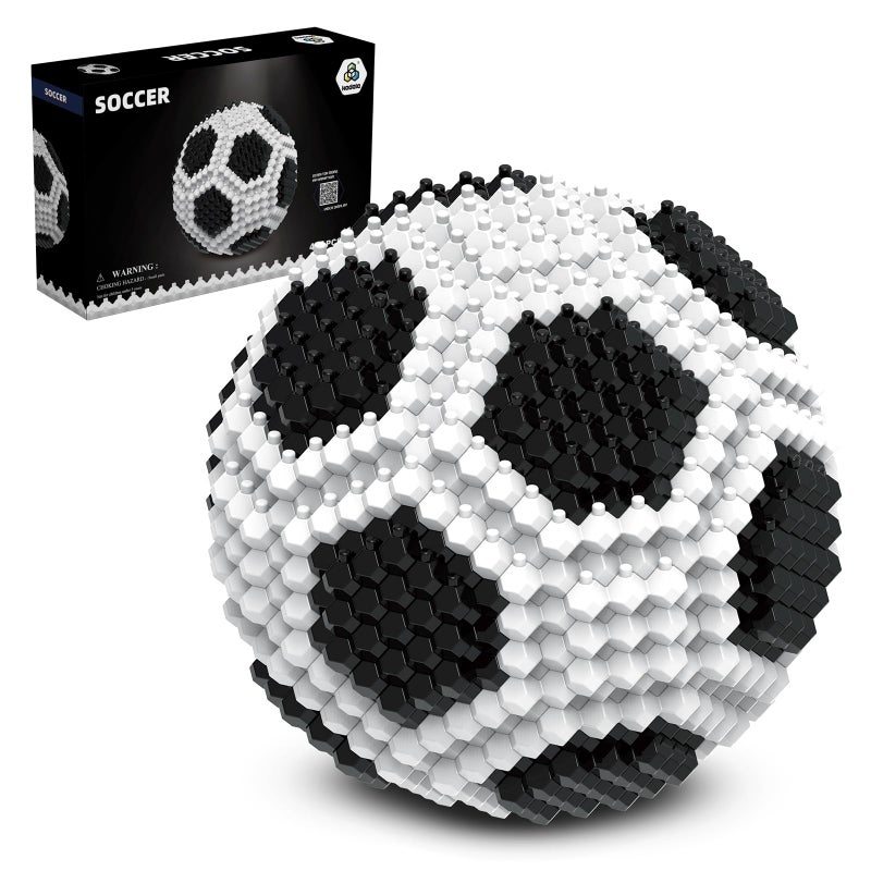 KADELE Soccer Building Block Set Adults challenging STEM Block Decorations Miniature 3D Educational Toys for Ages 14 15 16 and Above 437 Pieces - Image 2
