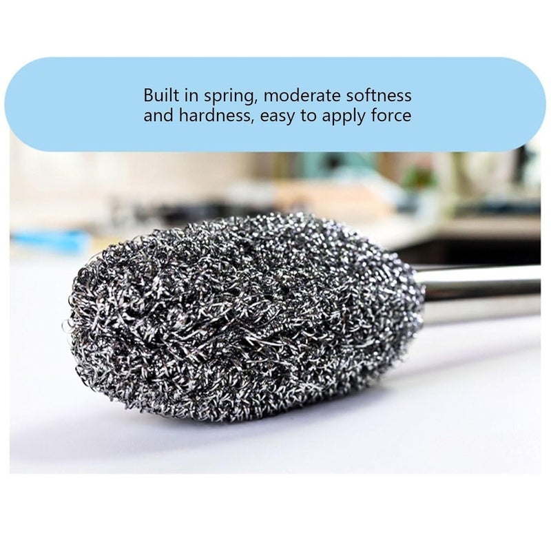 VARENYYA Multi-Purpose UltraClean Scrubber Long Handle Design with Non-Slip Grip for Effortless Cleaning of Toilets, Bottles, Jars, and Tight, Hard-to-Reach Spaces (Pack of 1) - Image 3