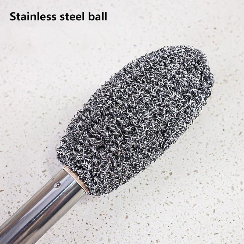 VARENYYA Multi-Purpose UltraClean Scrubber Long Handle Design with Non-Slip Grip for Effortless Cleaning of Toilets, Bottles, Jars, and Tight, Hard-to-Reach Spaces (Pack of 1) - Image 2