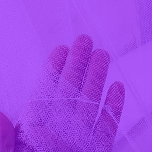 Gesto Mosquito Net | Machhardani - Polycotton Mosquito Net for Bed King Size | Double Bed - Durable Rectangular Mosquito Nets - 256 Mesh Bed Net for Insects & Bugs Protection - Mosquito Net for Home(10 x 6.5 Feet, Purple) - Image 3