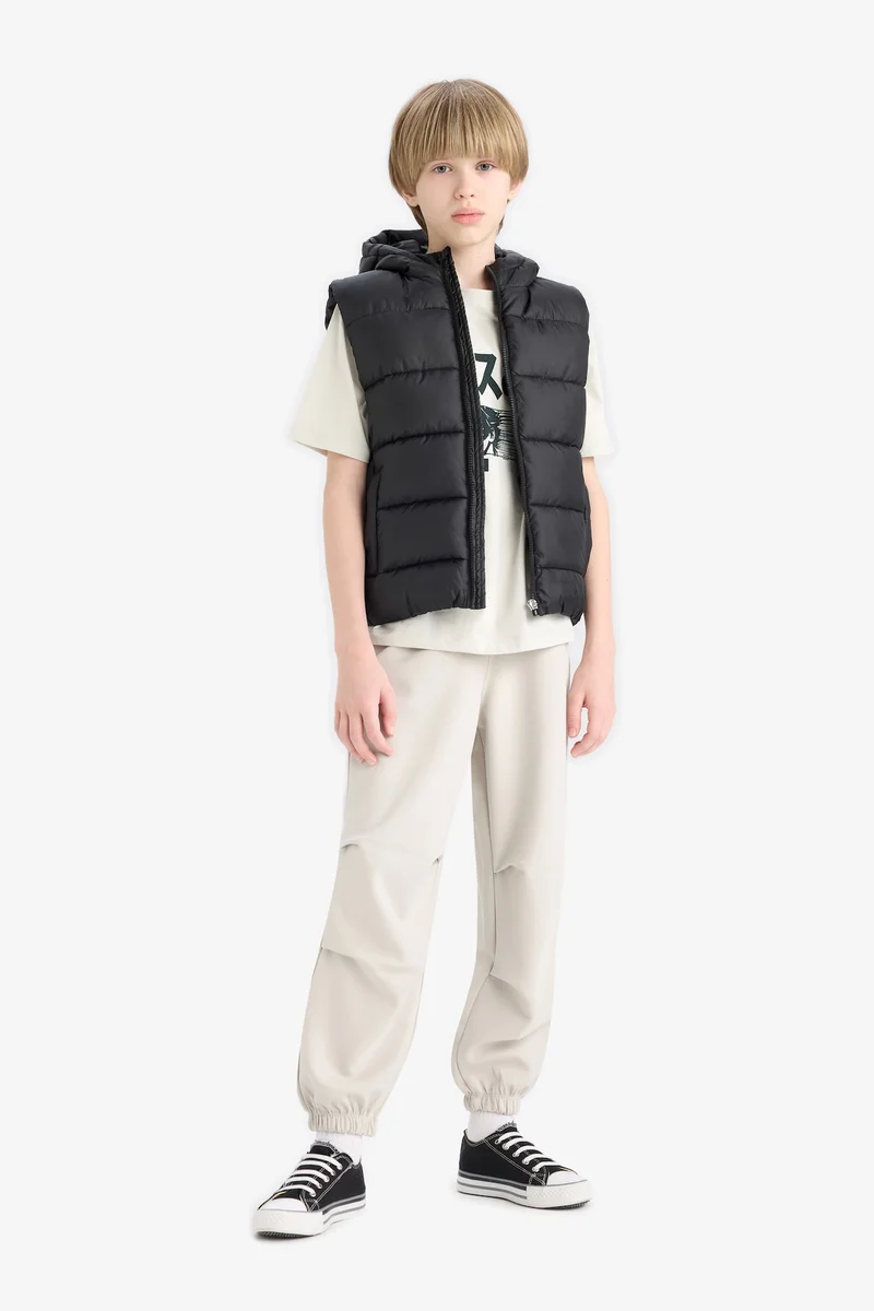 ديفاكتو Boy Waterproof Hooded Vest